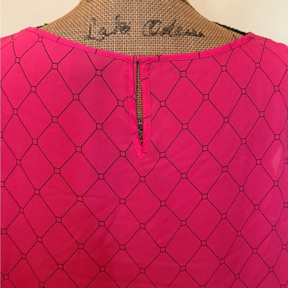 Worthington Pink Asymmetrical Ruffled Blouse - Picture 5 of 8